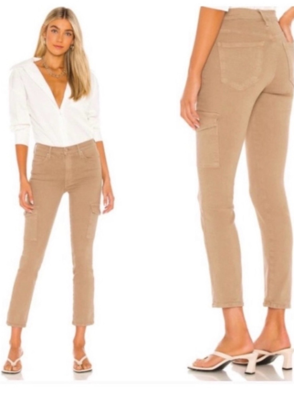 Mother Mid Rise Dazzler Cargo
Ankle in Play Date Size 27 utility straight